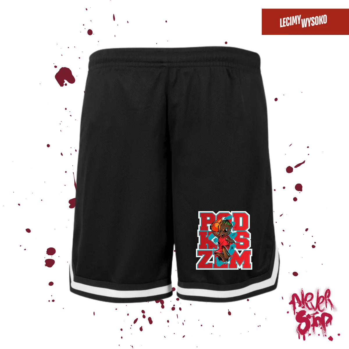 Spodenki Basket Pod Koszem 2.0 Spodenki Basket Pod Koszem 2.0, odzież z nadrukiem