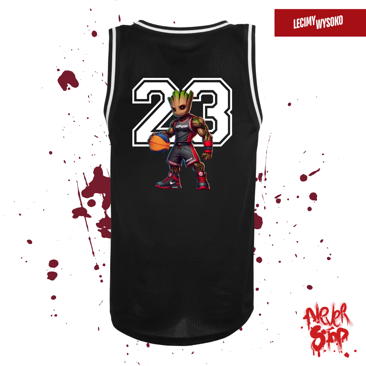 Tanktop Pod Koszem 23 Black od Lecimy Wysoko