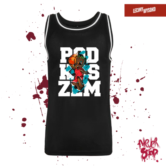 Tanktop Pod Koszem Black, odzież z nadrukiem