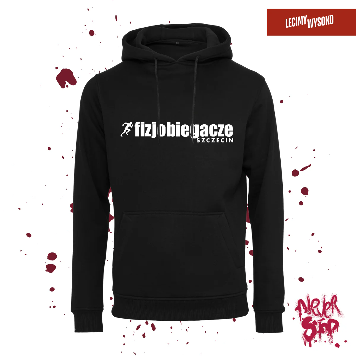 Bluza Fizjobiegacze, odzież z nadrukiem