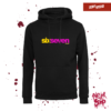 Bluza SIXSEVEN RGB, kolor czarny, odzież z nadrukiem