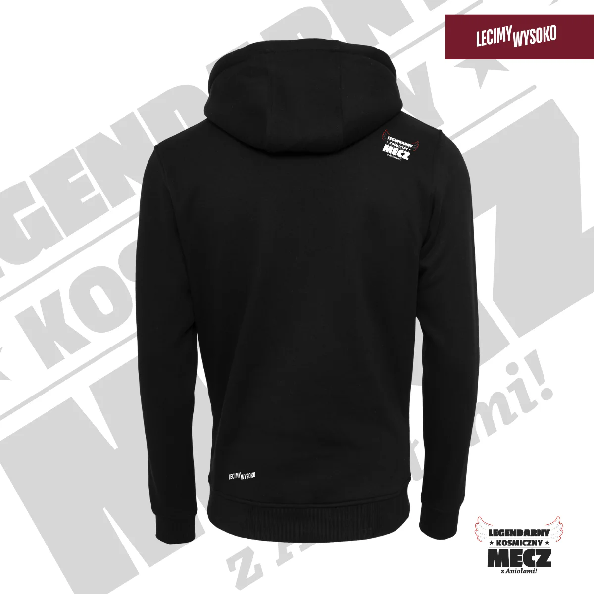 Legendarny Kosmiczny Mecz Z Aniołami Black Tył